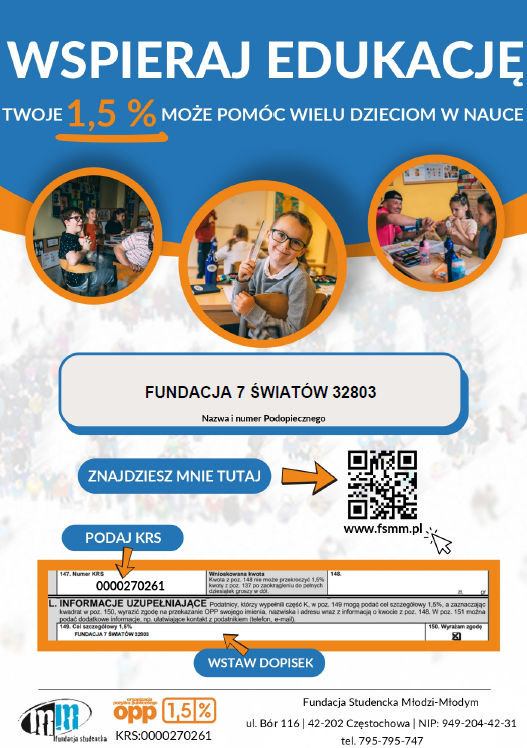 Plakat 3 – Dziękujemy za wsparcie